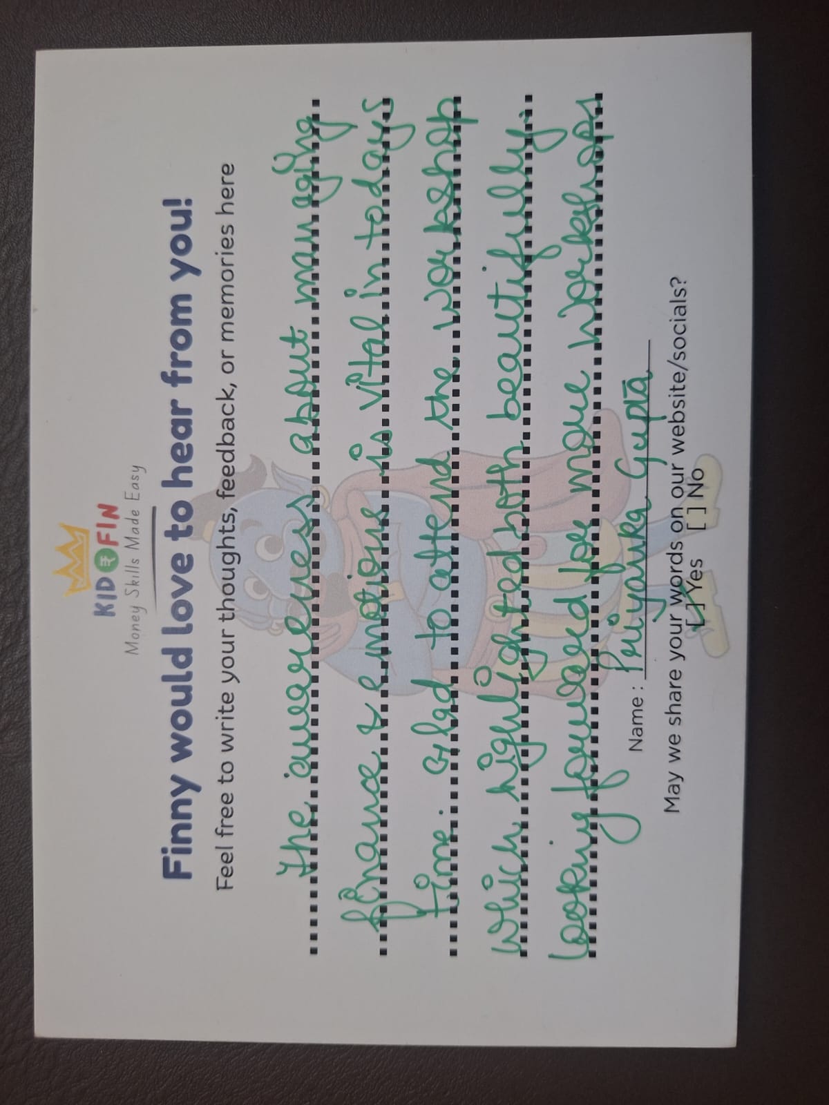 Priyanka Gupta - Testimonial