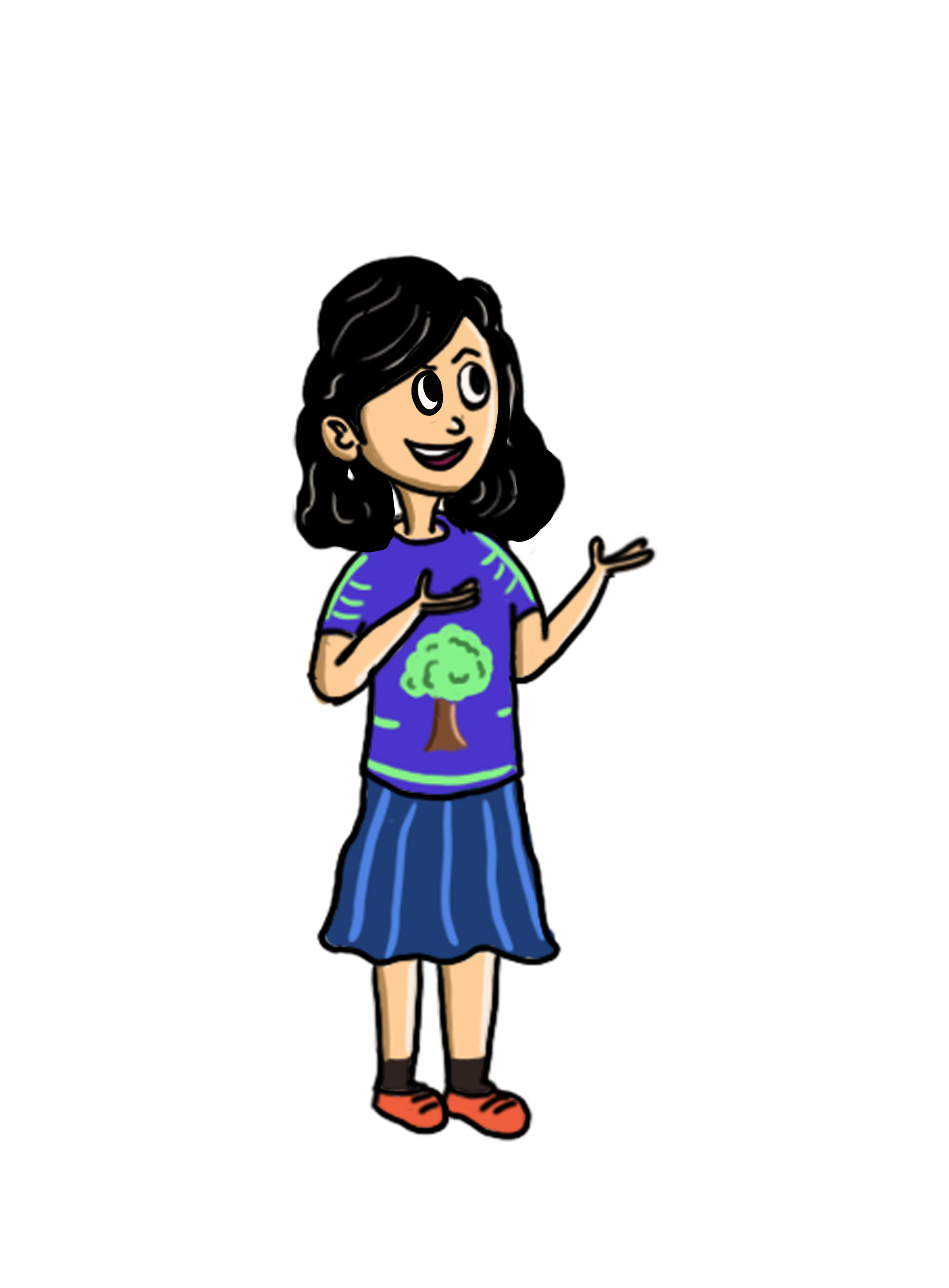Ayana character promoting emotional literacy